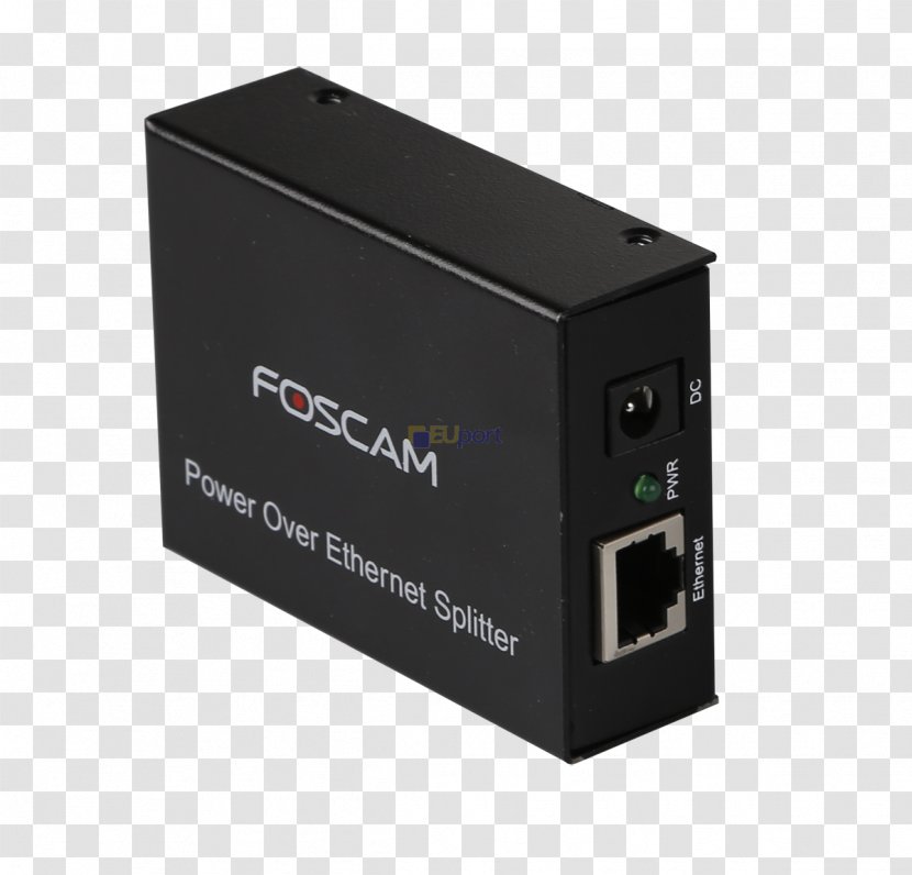Electrical Cable Power Over Ethernet IP Camera Network Switch - Foscam Transparent PNG