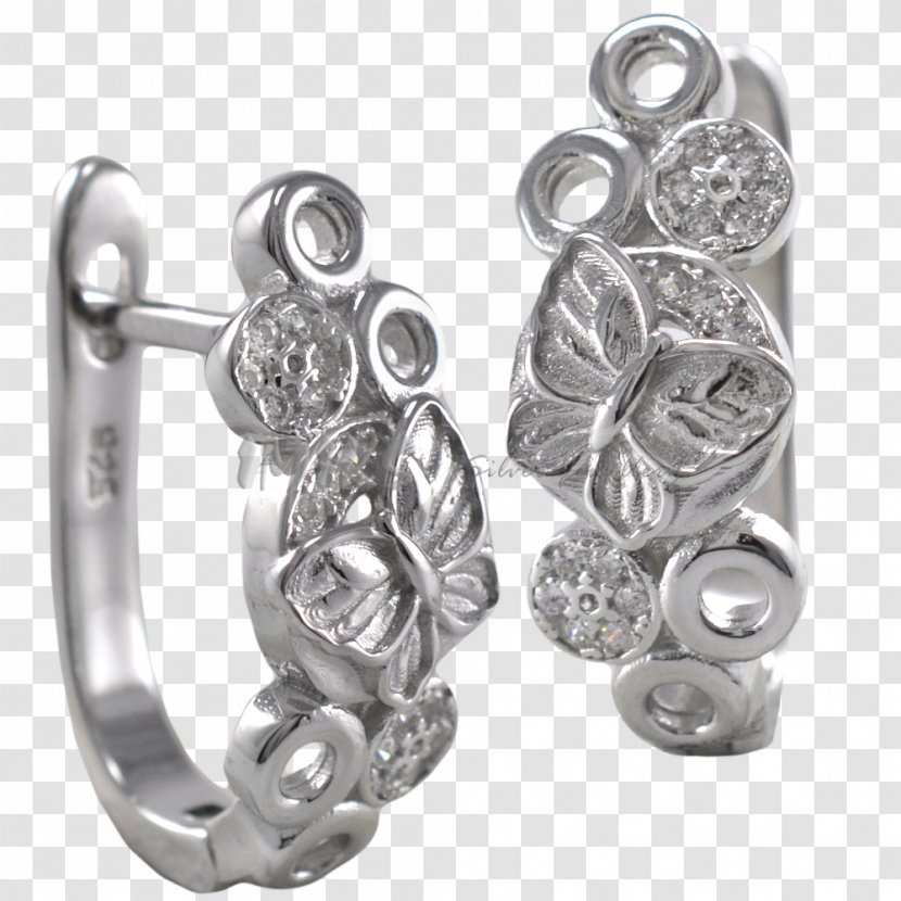 Earring Body Jewellery Silver - Jewelry - Ring Transparent PNG