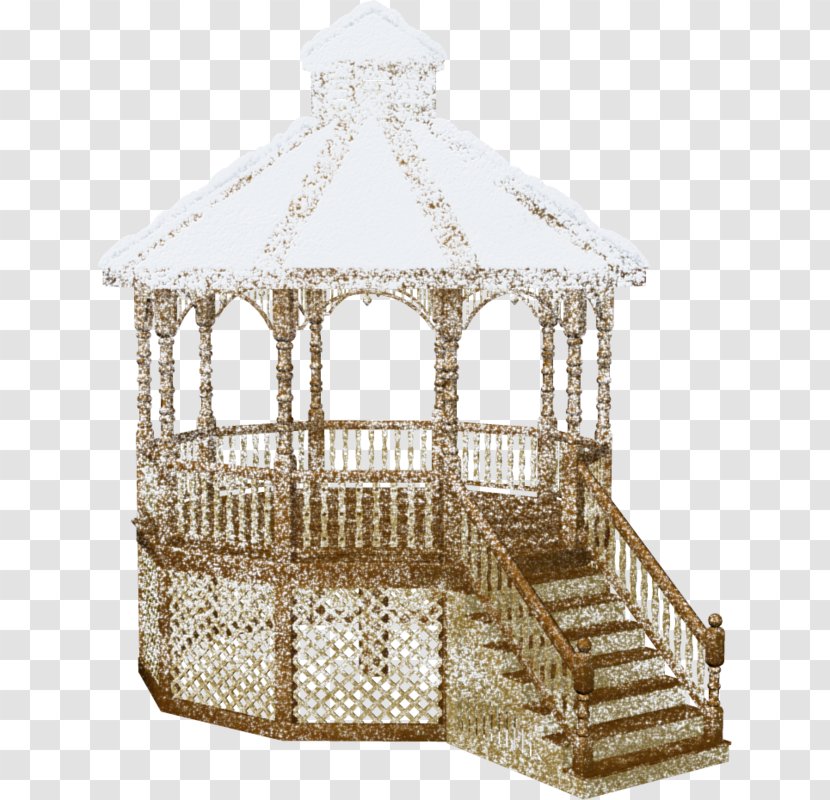 Gazebo Winter Chinoiserie Clip Art - Chinese Pavilion - Snow Wooden Booths Transparent PNG