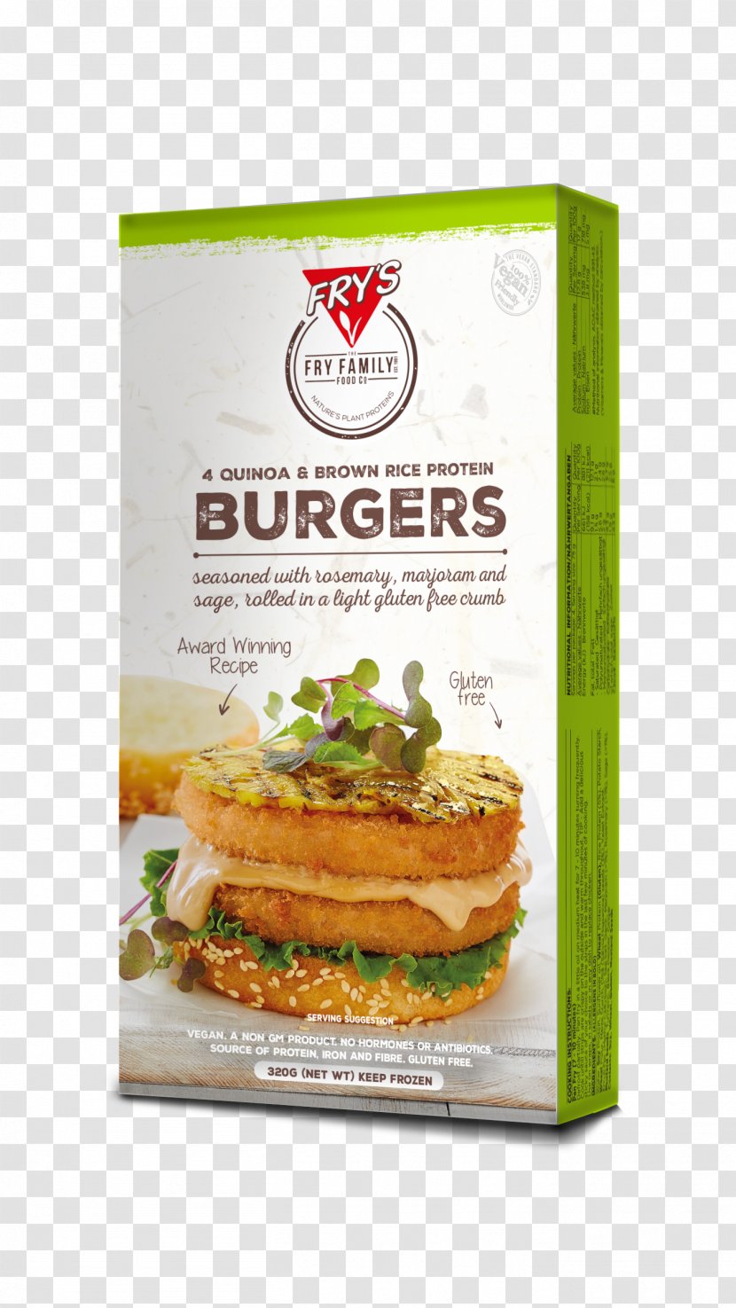 Hamburger Veggie Burger Vegetarian Cuisine Quinoa Food - Glutenfree Diet - Rice Transparent PNG