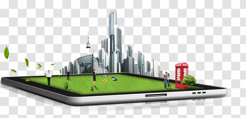 Download Creativity - Advertising - Creative Tablet Town Plans Transparent PNG
