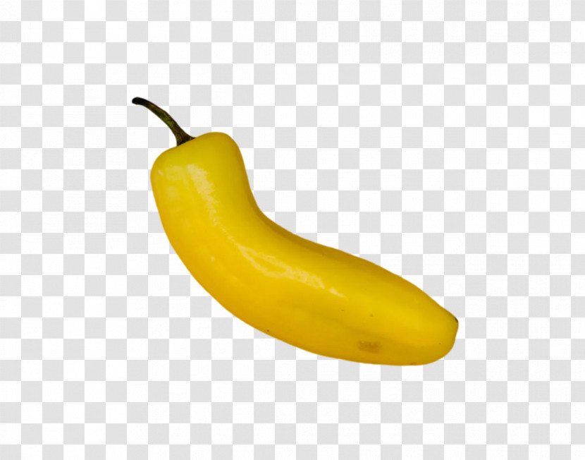 Serrano Pepper Yellow Pepper Peppers Banana Yellow Transparent PNG