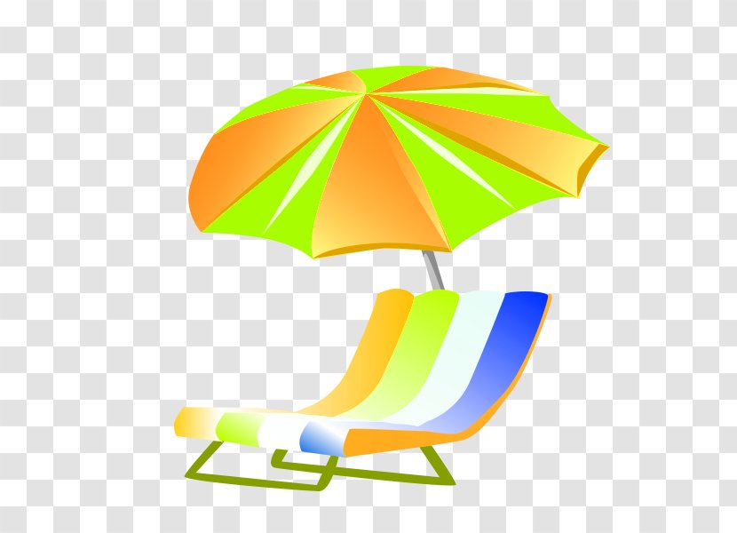 Umbrella Beach Clip Art - Green Simple Parasol Decorative Pattern Transparent PNG
