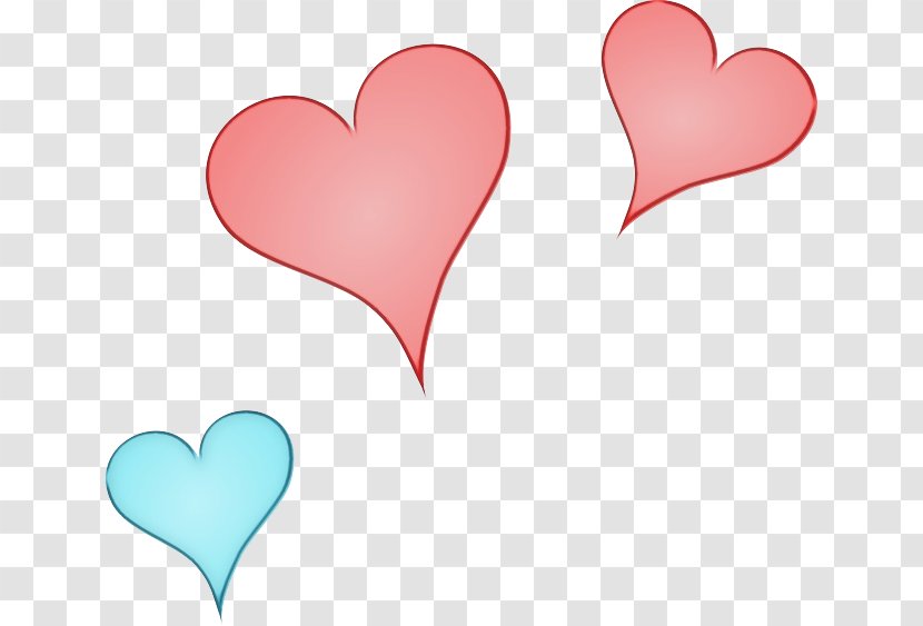 Valentines Day Heart - Love - Pink Transparent PNG