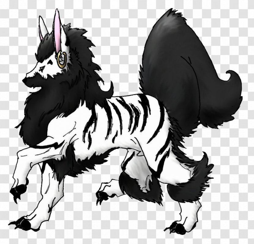 Canidae Horse Dog Demon Cartoon - Like Mammal Transparent PNG