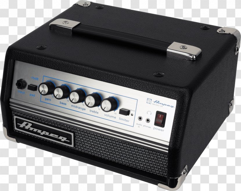 Guitar Amplifier Bass Ampeg Classic MICRO-VR Stack - Flower - Volume Transparent PNG