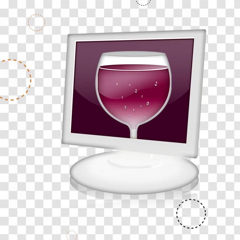 Red Wine Computer Simulation White - Black And - Models Transparent PNG