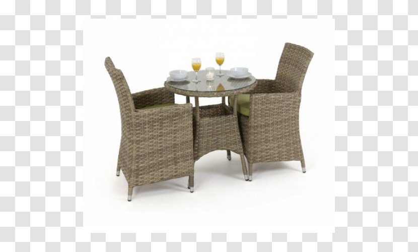 Table Chair Wicker Garden Furniture - Dining Room Transparent PNG