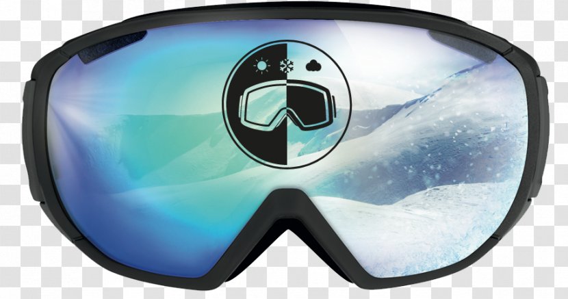 Goggles Alpine Skiing Glasses Snowboarding - Sunglasses - Ski Mask Transparent PNG