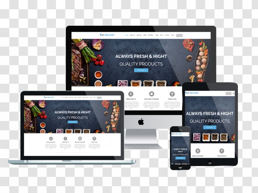 Tea Responsive Web Design Cafe WordPress Template System - Multimedia Transparent PNG