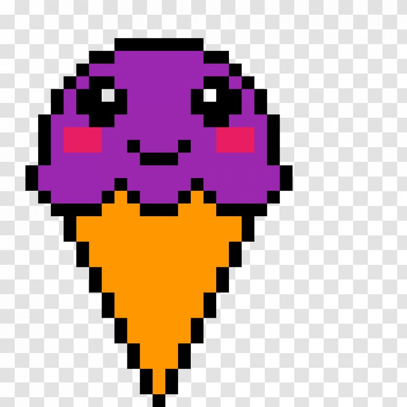 Ice Cream Cones Sundae Chocolate Pixel Art Transparent PNG