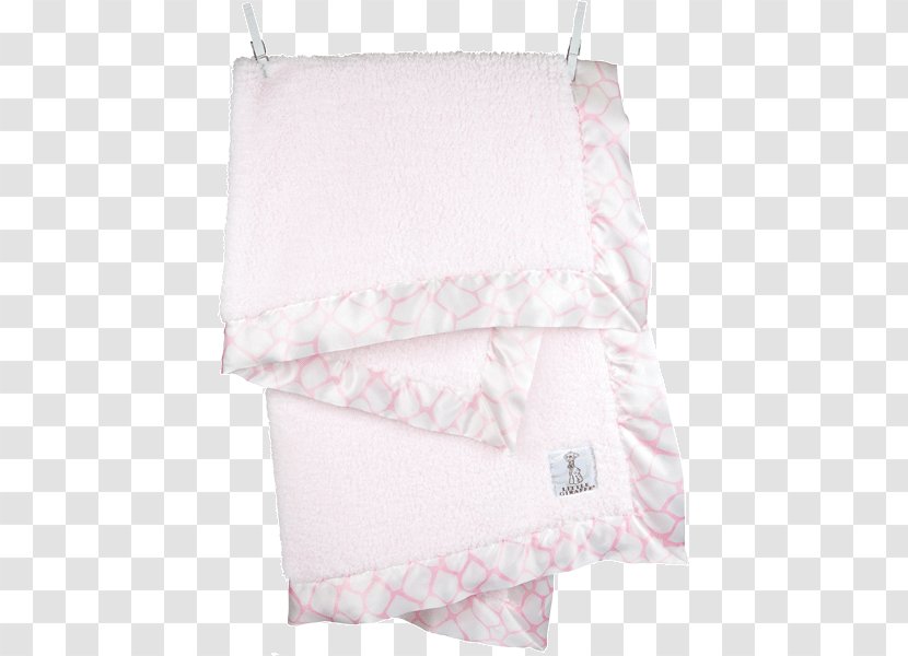 Full Plaid Blanket Linens Comfort Object Fake Fur - Child - Pink Giraffe Transparent PNG