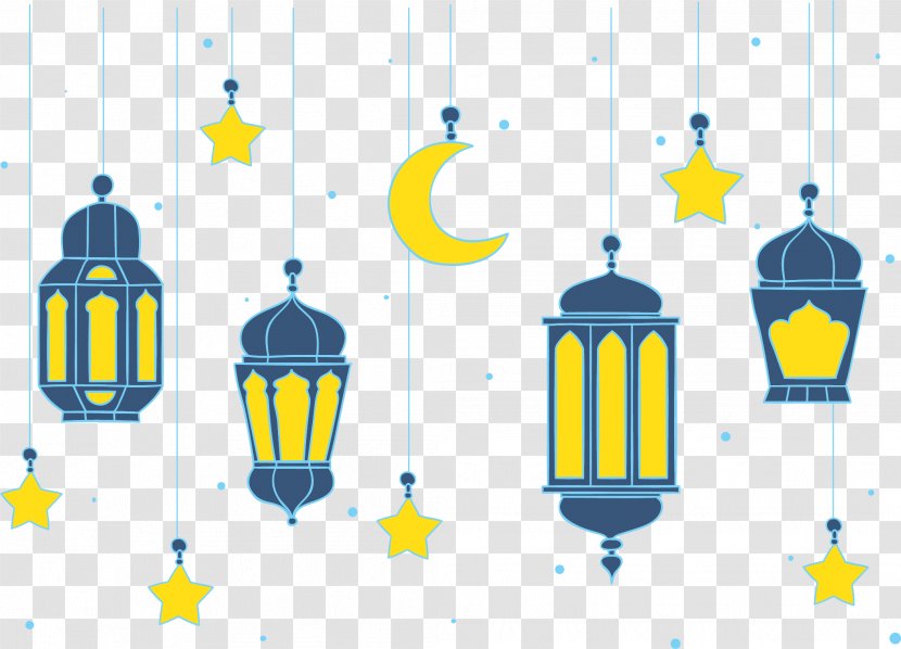 Clip Art - Brand - Eid Al Moon Stars Transparent PNG