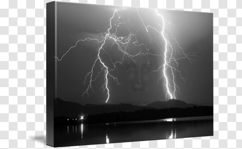 Lightning Gallery Wrap Canvas Desktop Wallpaper Art Transparent PNG