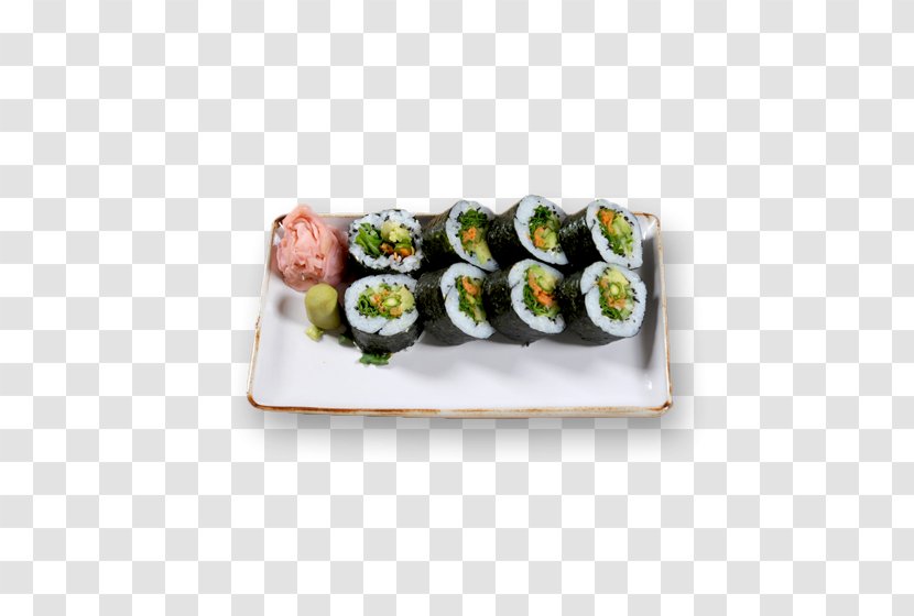Sushi Japanese Cuisine Asian California Roll Gimbap - Recipe - Dishes Transparent PNG