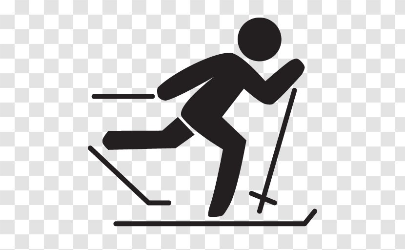 Pictogram Cross-country Skiing Sign - Logo - Landings Of Willow Creek Golf Course Transparent PNG