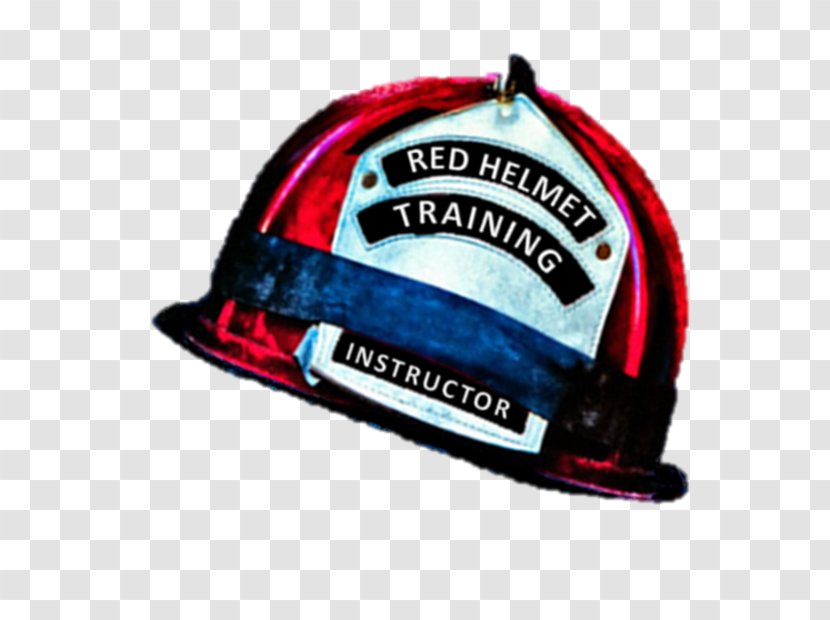 Red Helmet Training Bicycle Helmets Firefighter's Wildfire - Baseball Cap Transparent PNG