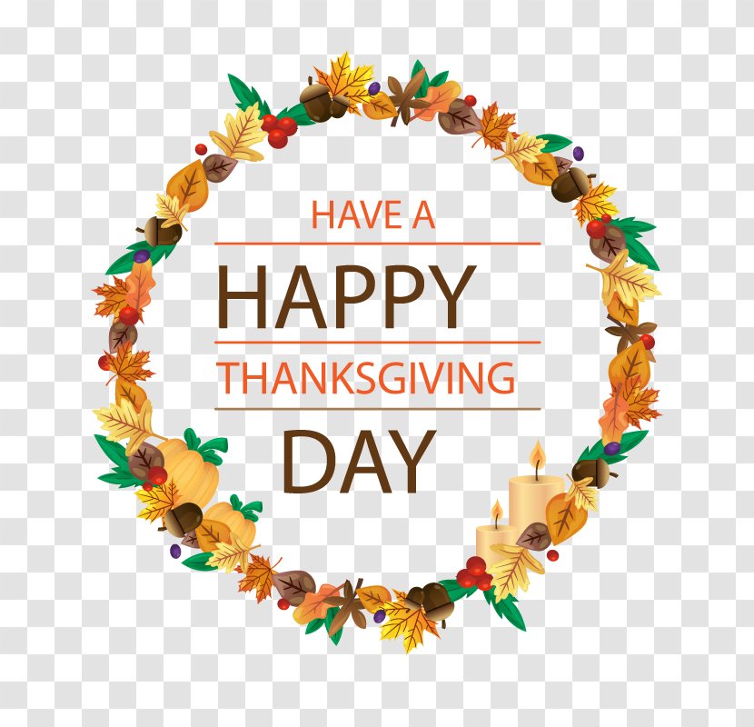 Thanksgiving Android Greeting Card Mobile App - Vector Transparent PNG