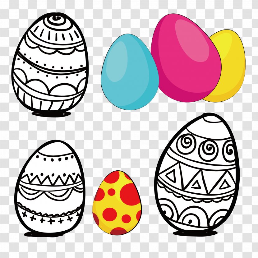 Easter Egg Clip Art - Raster Graphics - Eggs And Traditional Ceramic Textures Transparent PNG