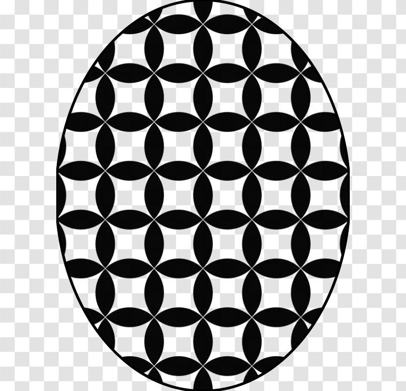 Ornament Decorative Arts Pattern - Black And White - Radial Transparent PNG