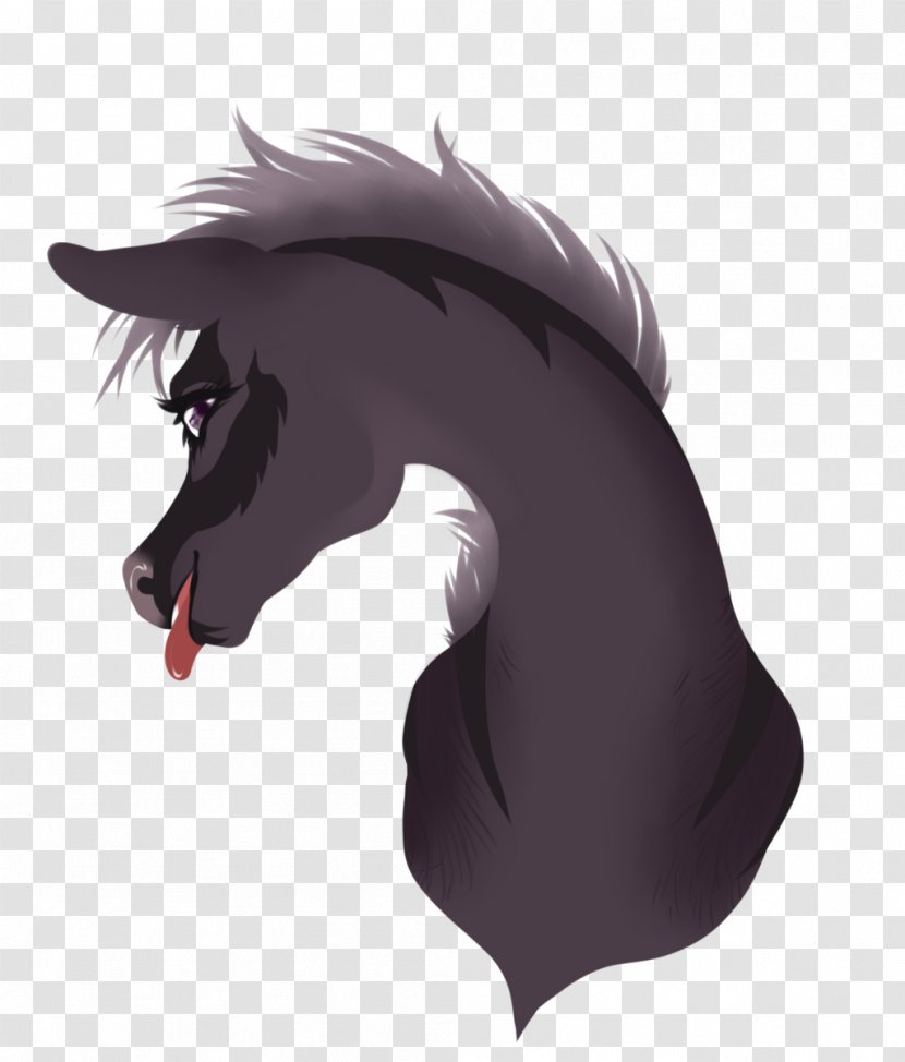Mustang Horse Tack Illustration Cartoon Silhouette - Legendary Creature Transparent PNG