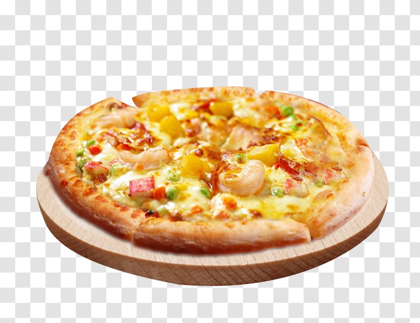 California-style Pizza Sicilian Tarte Flambxe9e Fast Food - Dish - New Flavors Mixed With Material Transparent PNG