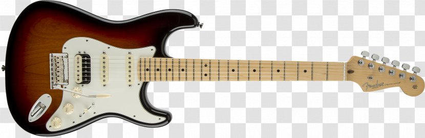 Fender Stratocaster Standard HSS Electric Guitar Musical Instruments Corporation - Sunburst Transparent PNG