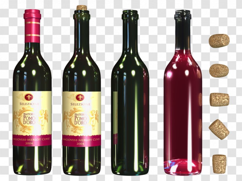 Wine Bottle Clip Art - Alcohol - 8 Transparent PNG