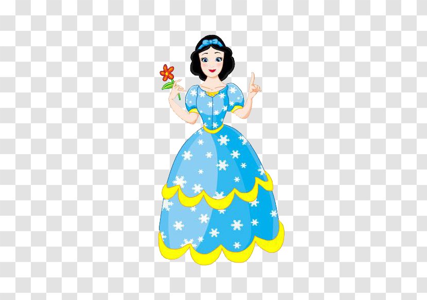 Snow White Animation Adobe Animate - Blue Dress Princess Transparent PNG