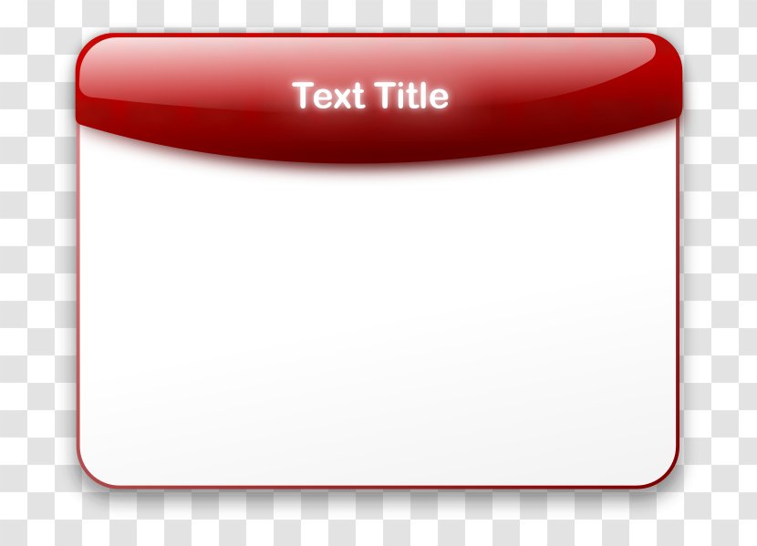 Dialog Box Clip Art - Red Transparent PNG