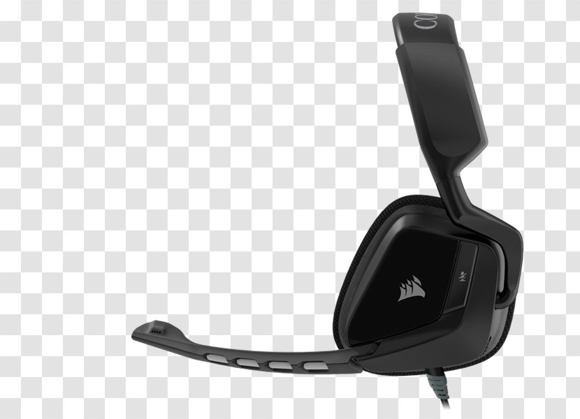 7.1 Surround Sound Corsair VOID PRO RGB Headset Headphones - Void Transparent PNG