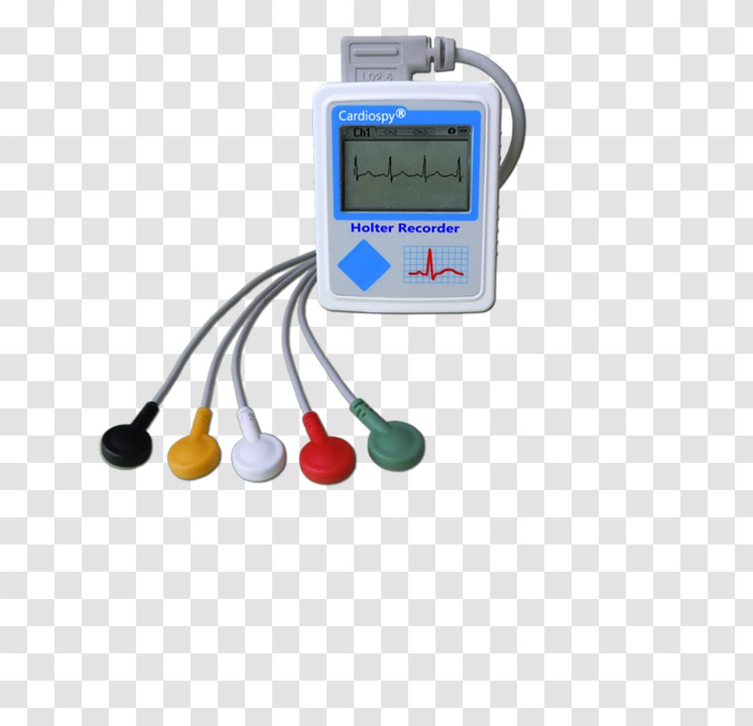 Holter Monitor Monitoring Electrocardiography Ambulatory Blood Pressure Patient - Weighing Scale - Ecg Transparent PNG