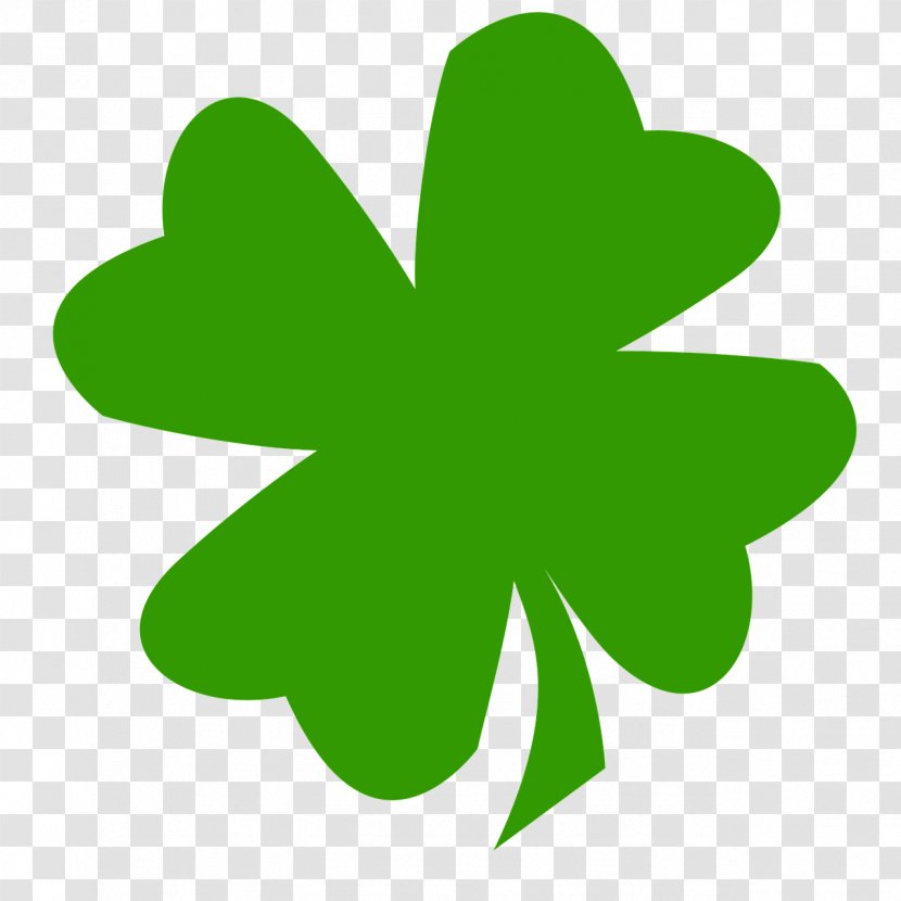 Four-leaf Clover Shamrock Saint Patrick's Day Luck - Plant - Lucky Symbols Transparent PNG