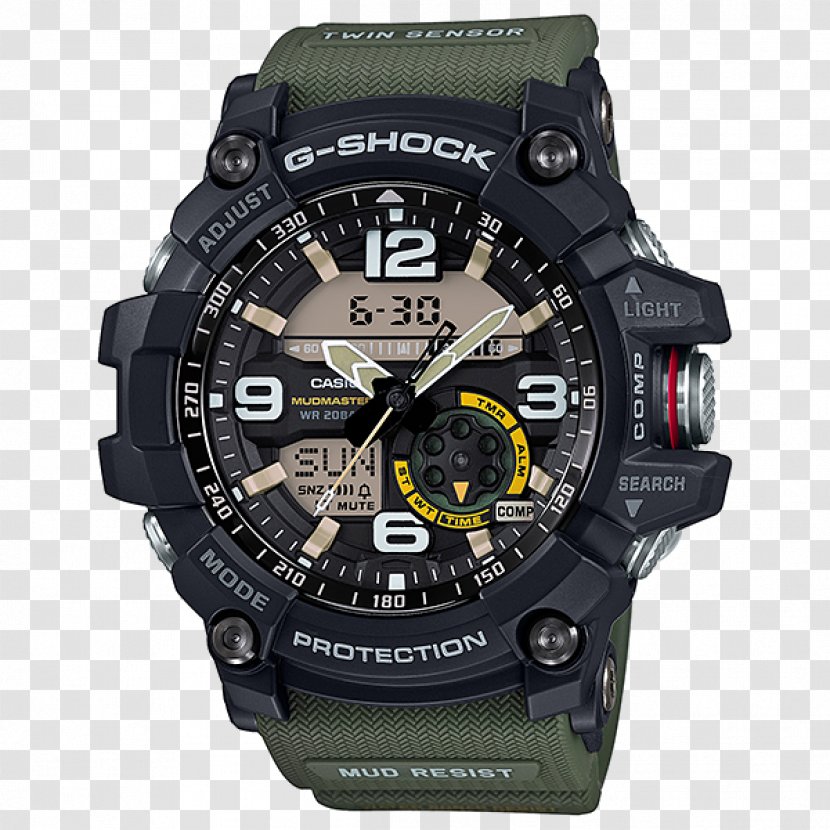 G-Shock Master Of G Mudmaster GG-1000 GWG1000 Watch - Strap - 5 X 1000 Transparent PNG