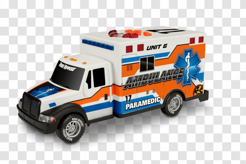 Road Rippers 14 Rush & Rescue - Police Car - Hook Ladder Fire Truck Lights And Sounds Hatzolah Ambulance Engine CarCar Transparent PNG