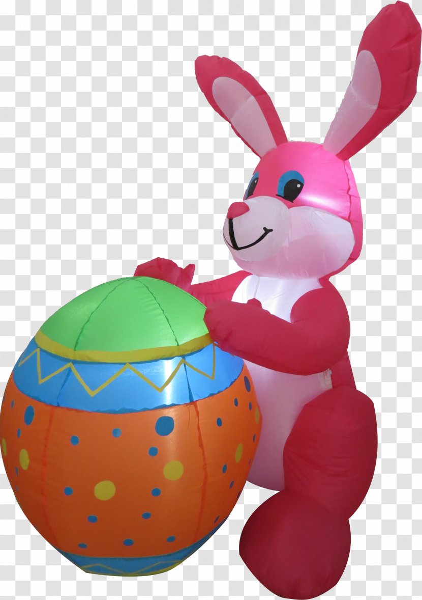 Easter Bunny Christmas Egg Gemmy Industries - Inflatable - Bunn Transparent PNG