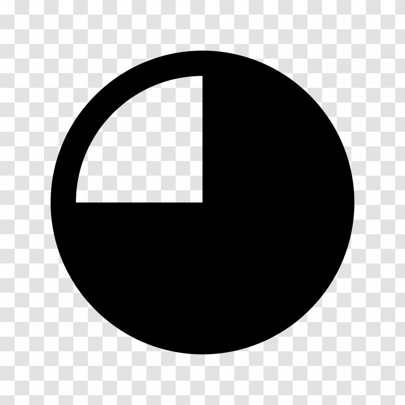 Fraction Percentage Logo Craft - Black And White - Degree Transparent PNG