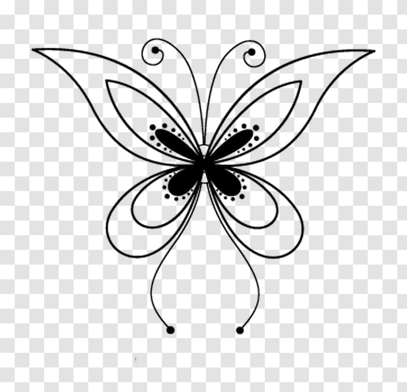 Monarch Butterfly Car Sticker Decal Adhesive Transparent PNG