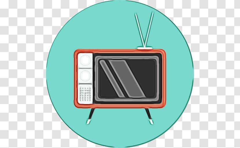 Blackboard Cartoon - Television Set - Rectangle Transparent PNG