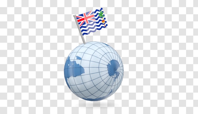 Globe Flag Of The British Indian Ocean Territory United Kingdom - Earth India Transparent PNG