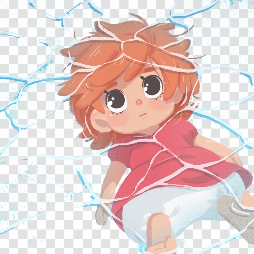 Cartoon The Frozen Boy Illustration - Watercolor Transparent PNG