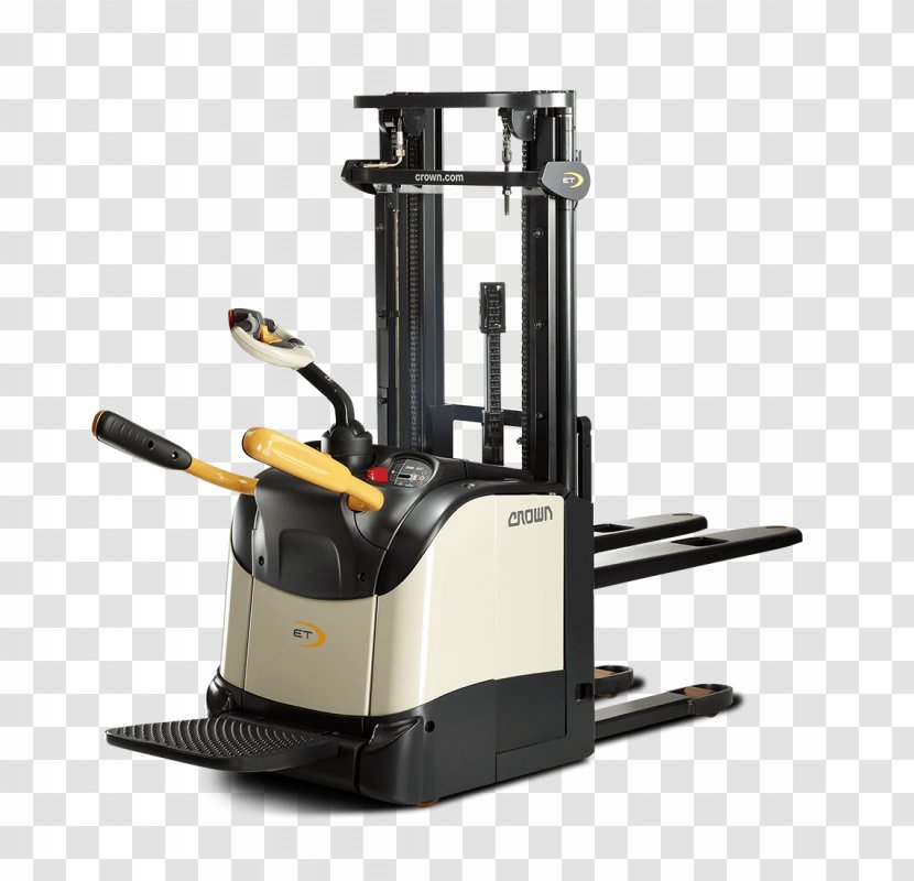 Forklift Crown Equipment Corporation Stacker Electric Motor Pallet - Tool - Gym Transparent PNG