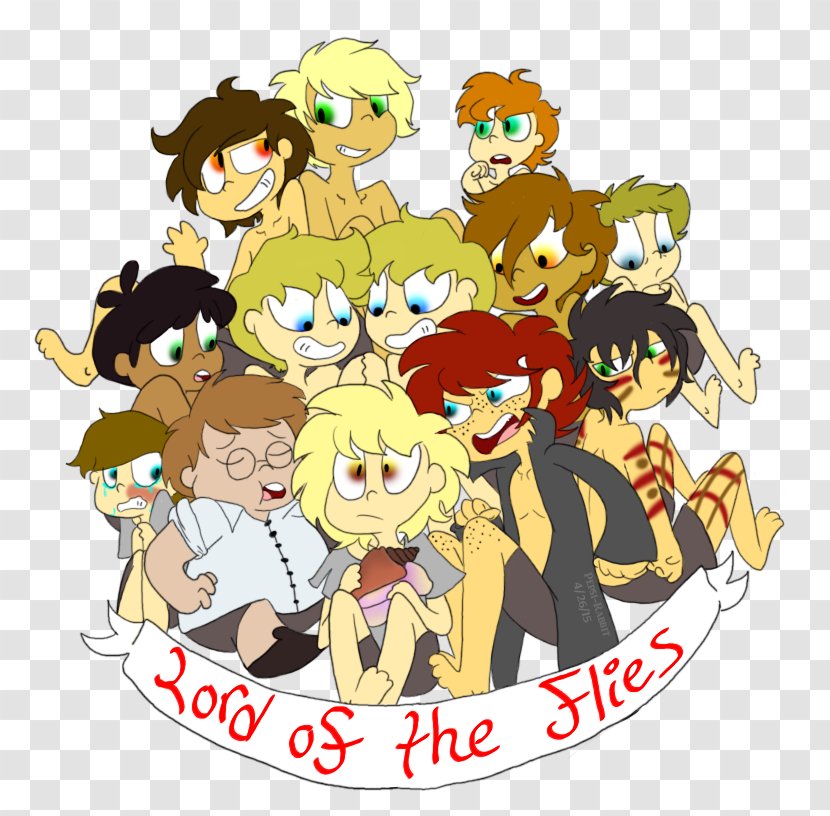 Social Group Human Behavior Recreation Clip Art - Frame - Lord Of The Flies Transparent PNG