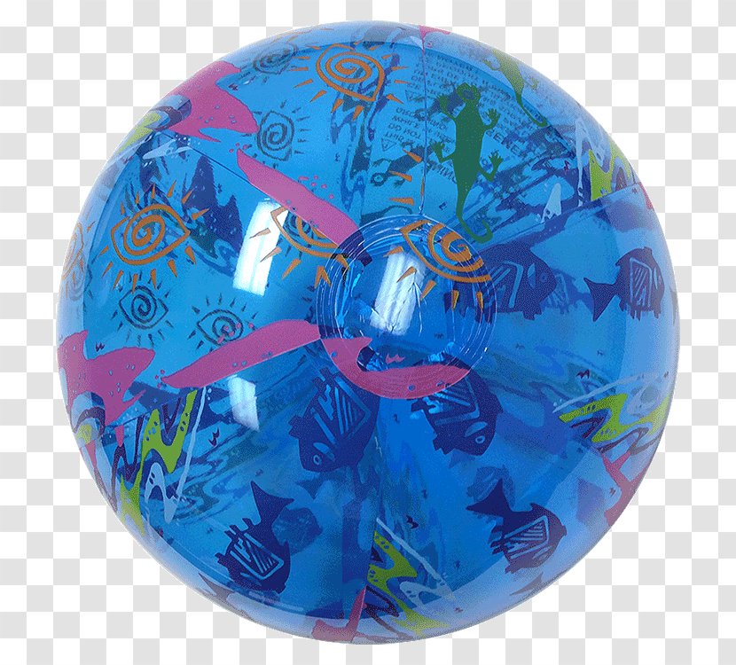 Cobalt Blue Organism Sphere - Spongebob Giant Beach Ball Transparent PNG