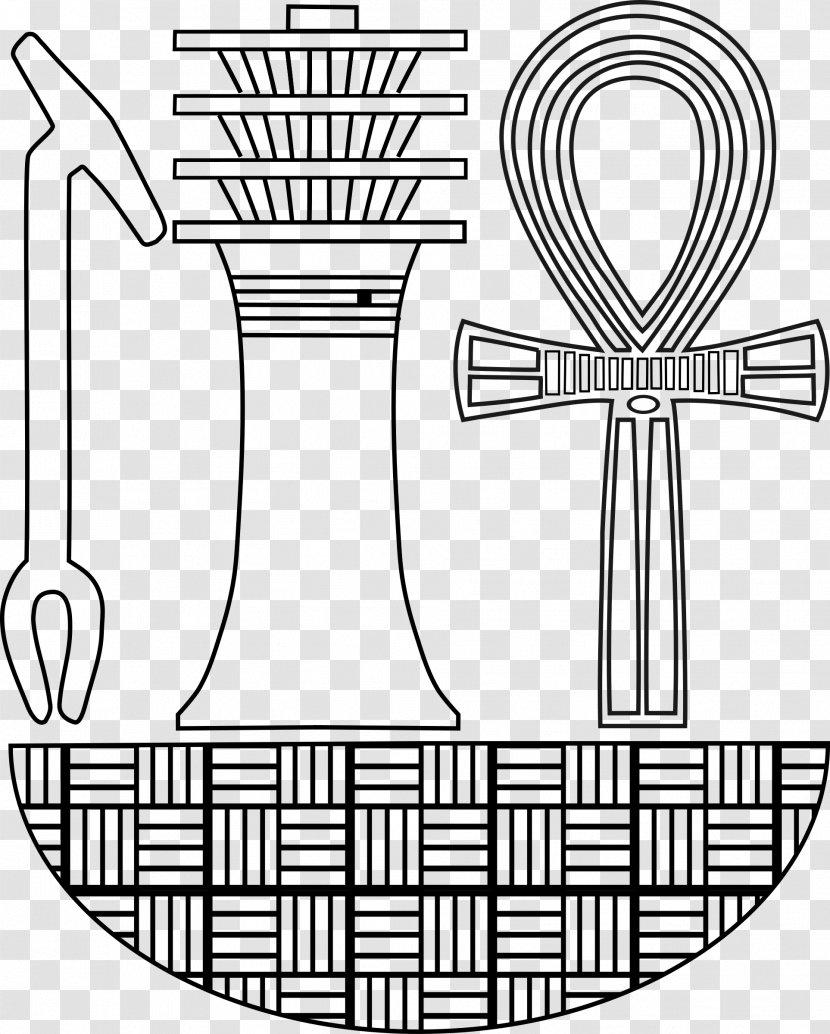 Ancient Egypt Djed Ankh Was-sceptre Eye Of Ra - Horus Transparent PNG
