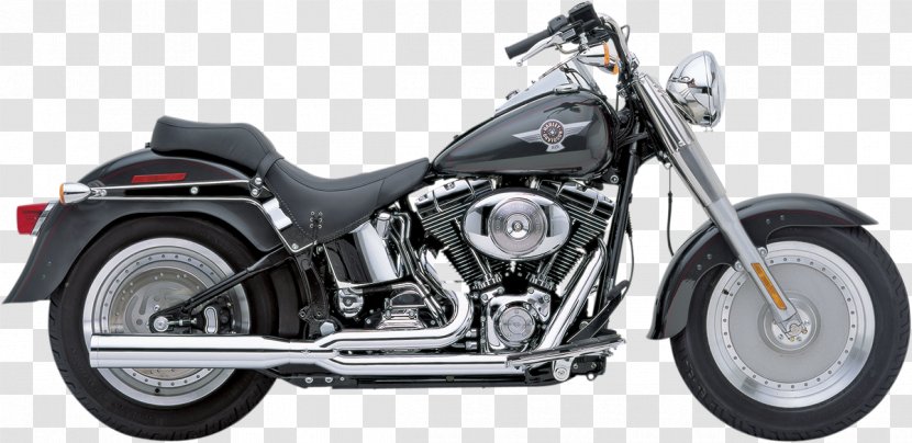 Exhaust System Harley-Davidson Softail Muffler Motorcycle - Hot Rod - Pipe Transparent PNG