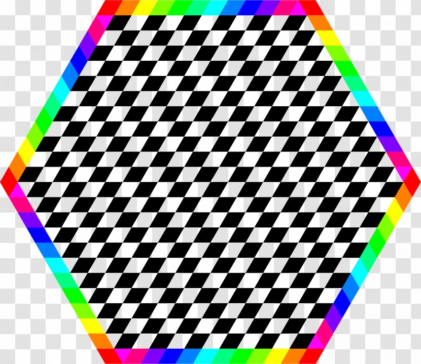 Hexagonal Tiling Rainbow Clip Art - Hexagon Transparent PNG
