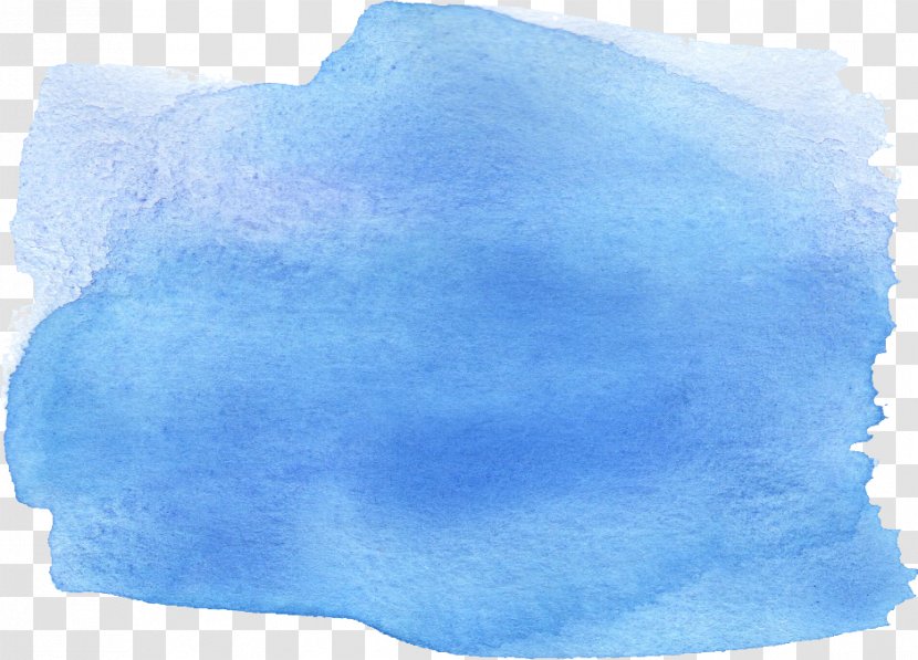 Cobalt Blue Turquoise Microsoft Azure - Watercolor Transparent PNG