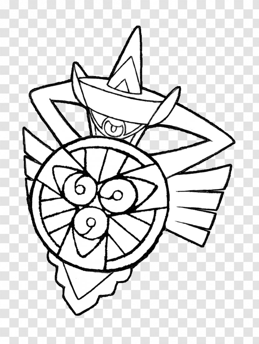 Line Art Black And White Drawing Coloring Book Image - Doctor Strange Shield Transparent PNG