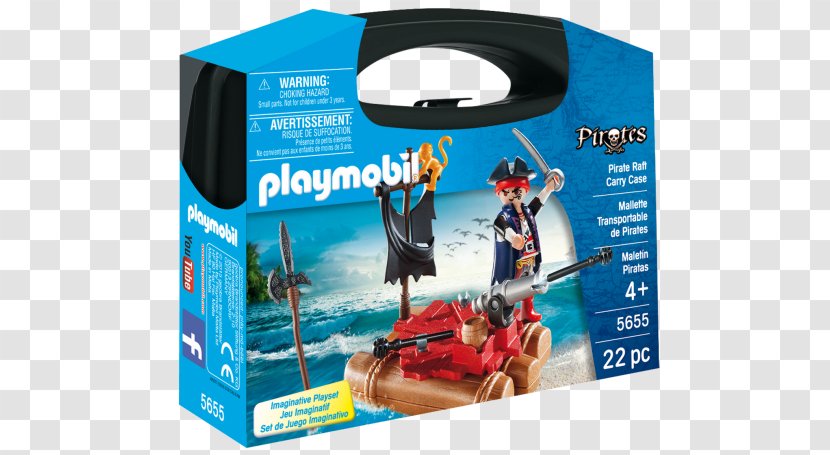 Playmobil 5655 Pirate Raft Carry Case Toy PLAYMOBIL Playset - Ship On Sale Transparent PNG